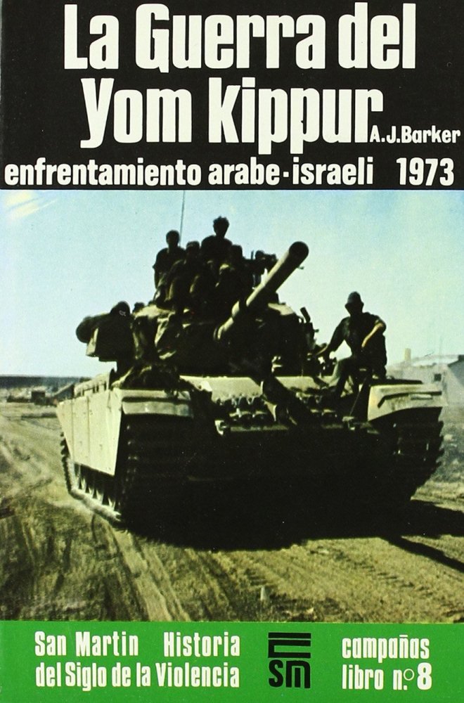 LA GUERRA DEL YOM KIPPUR, de BARKER | portada del libro