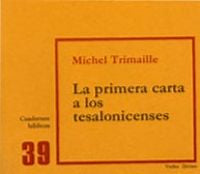 La primera carta a los Tesalonicenses, de Trimaille, Michel | portada del libro