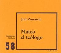 Mateo, el teólogo, de Zumstein, Jean | portada del libro