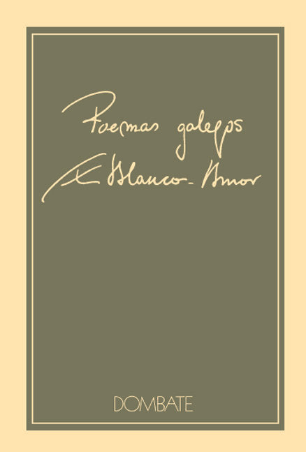 Poemas galegos, de Blanco Amor, Eduardo | portada del libro