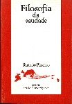 FILOSOFIA DA SAUDADE, de Piñeiro | portada del libro