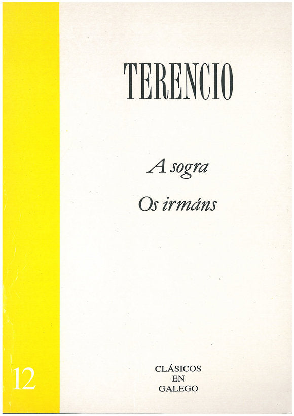 Sogra, a - os irmans (terencio), de Terencio | portada del libro