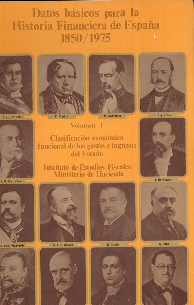 Datos básicos para la historia financiera de España 1850/1975 | portada del libro