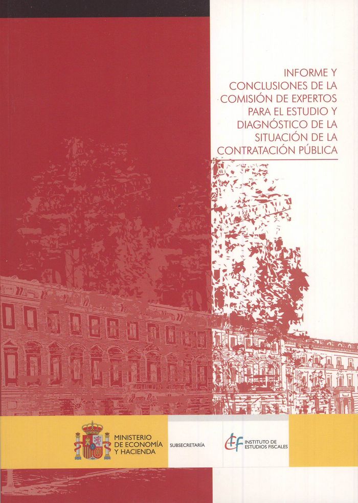 Informe y conclusiones de la Comisión de Expertos para el estudio y diagnóstico de la situación de l | portada del libro
