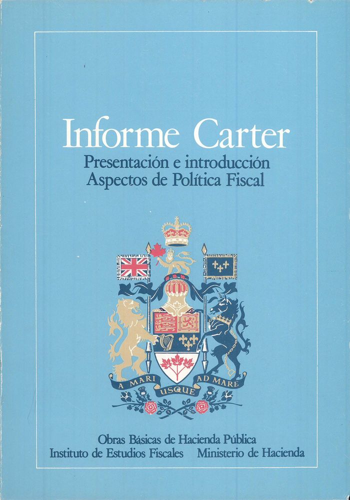Informe Carter, de Varios autores | portada del libro