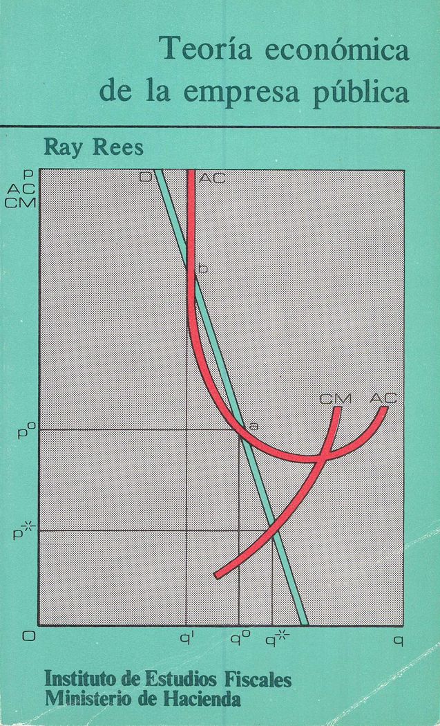 Teoría económica de la empresa pública, de Rees, Ray | portada del libro