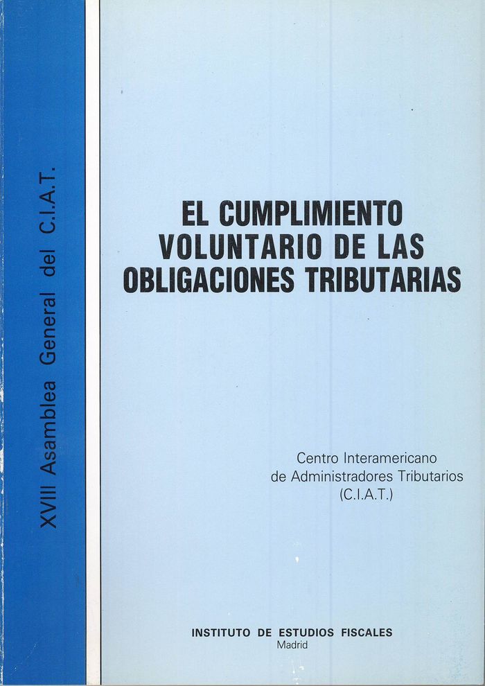 El cumplimiento voluntario de las obligaciones tributarias | portada del libro