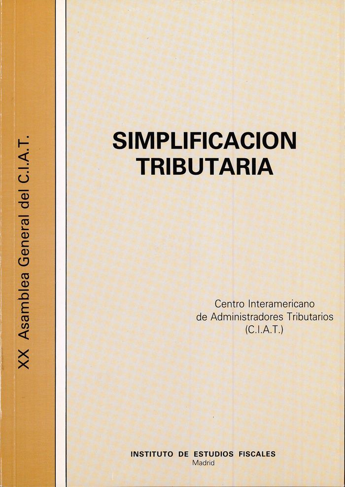 Simplificación tributaria | portada del libro