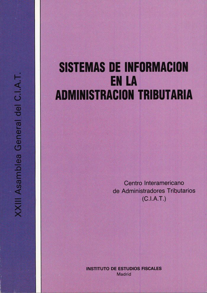 Sistemas de información en la administración tributaria | portada del libro