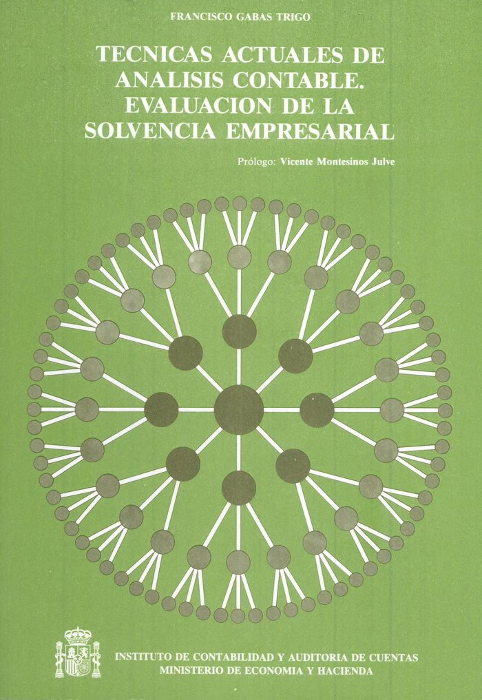 Tecnicas actuales de análisis contable. Evaluación de la solvencia empresarial, de Gabas Trigo, Francisco | portada del libro