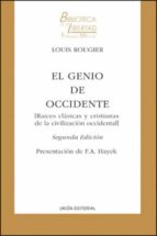 EL GENIO DE OCCIDENTE, de Louis Rougier | portada del libro