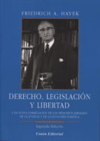 Derecho, legislación y libertad, de Friedrich August von Hayek | portada del libro