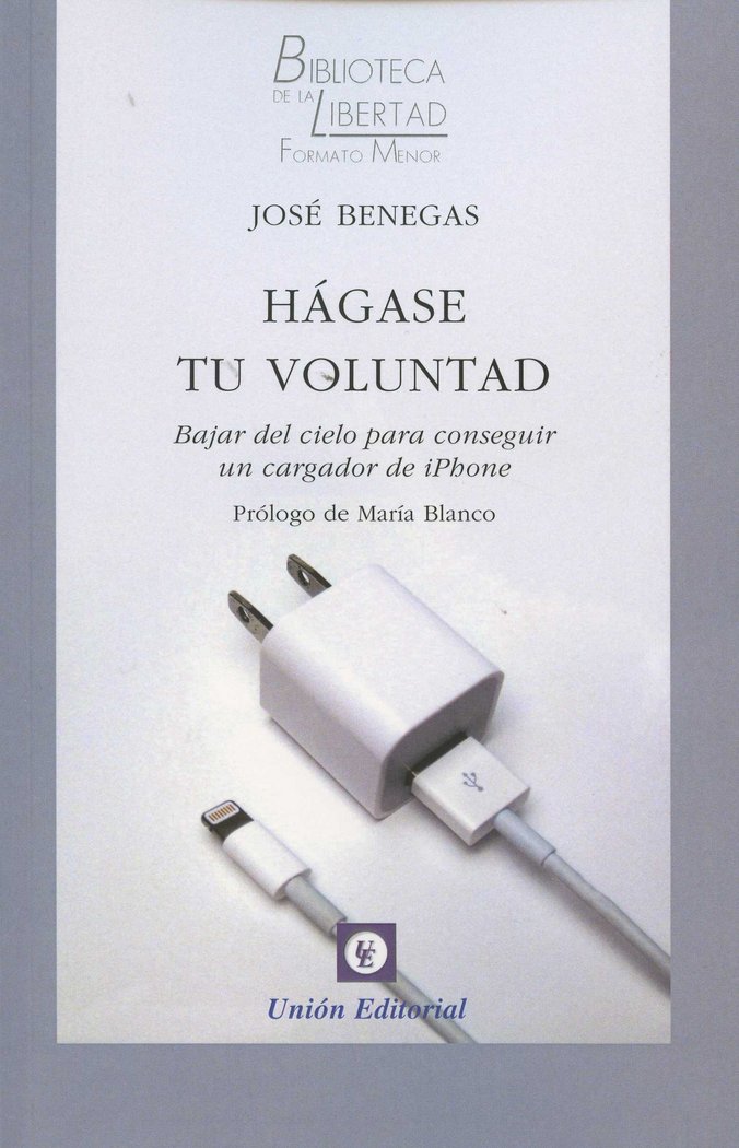 Hágase tu voluntad, de Benegas | portada del libro