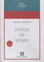 JUSTICIA SIN ESTADO, de BENSON, BRUCE | portada del libro