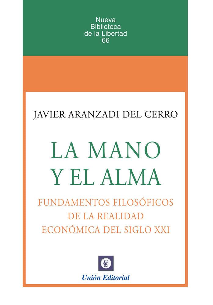 LA MANO Y EL ALMA, de ARANZADI DEL CERRO, JAVIER | portada del libro