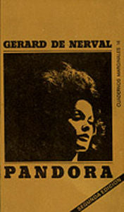Pandora, de DE NERVAL | portada del libro