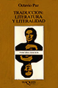 Traducción: literatura y literalidad, de Paz | portada del libro