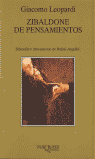Zibaldone de pensamientos, de Leopardi | portada del libro