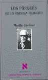 Los porqués de un escriba filósofo, de Gardner | portada del libro