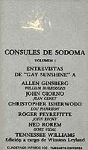 Cónsules de Sodoma I | portada del libro