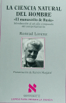 La ciencia natural del hombre, de Lorenz | portada del libro