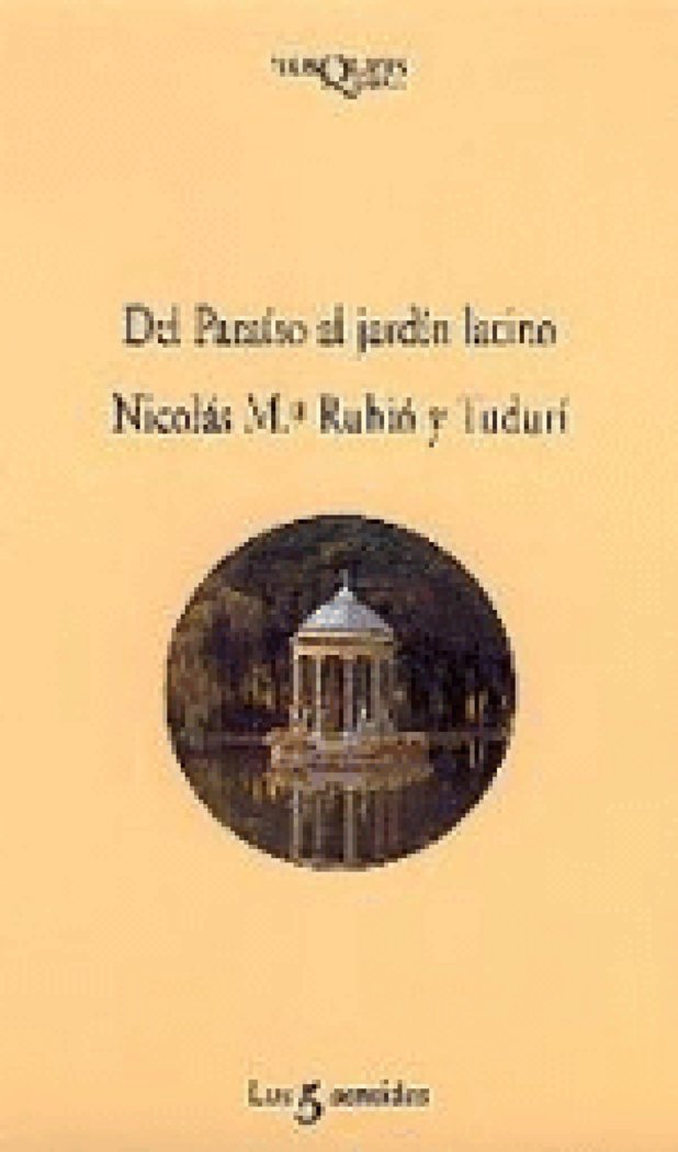 Del paraíso al jardín latino, de Rubió y Tudurí | portada del libro