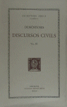 Discursos civils, vol. III, de Demòstenes | portada del libro
