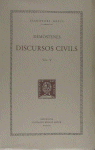 Discursos civils, vol. V i últim, de Demòstenes | portada del libro