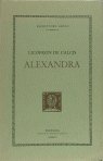 Alexandra, de Licòfron de Calcis | portada del libro