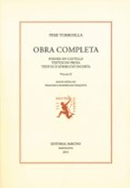 OBRA COMPLETA V.II POESIES CAST., de PERE TORROELLA | portada del libro