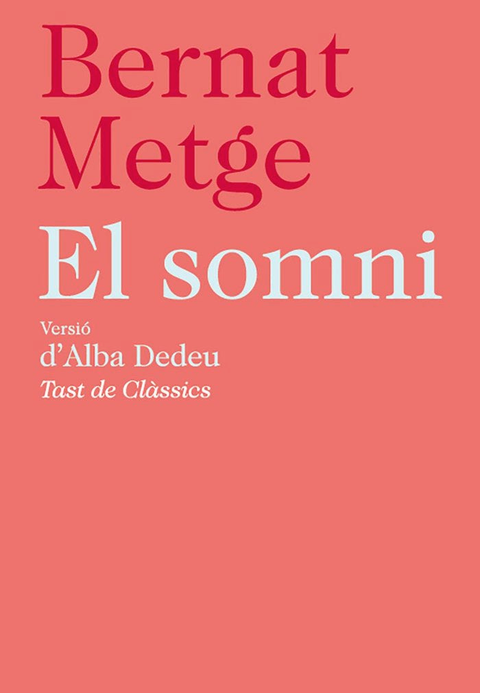 SOMNI, EL, de METGE, BERNAT | portada del libro