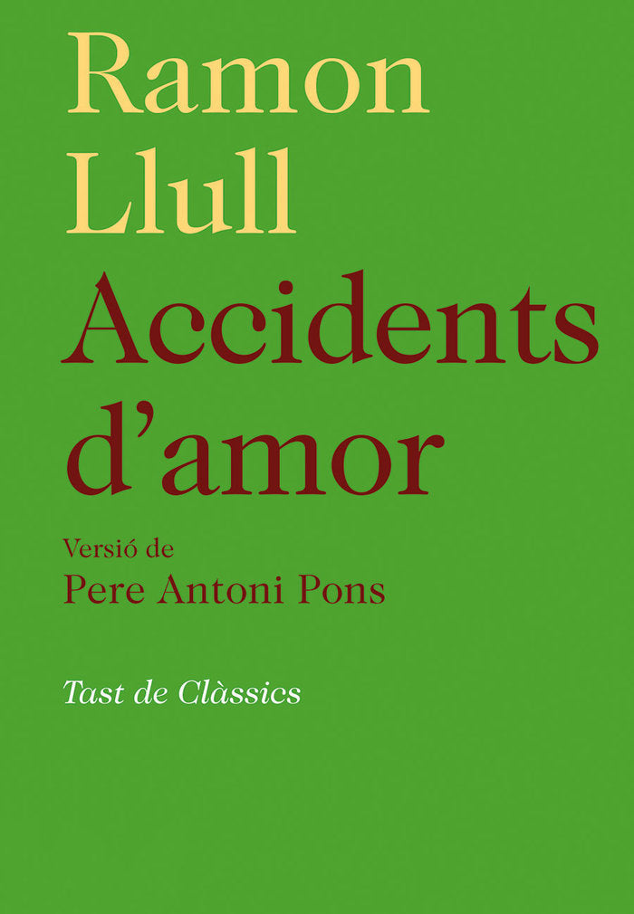 Accidents d'amor, de Llull, Ramon | portada del libro