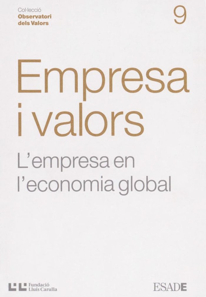 Empresa i valors | portada del libro