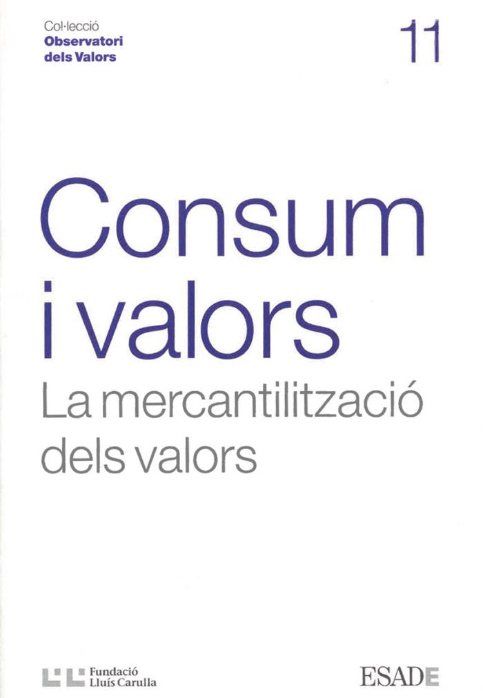 Consum i valors | portada del libro