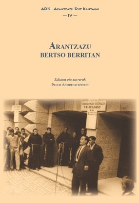 Arantzazu bertso berritan | portada del libro