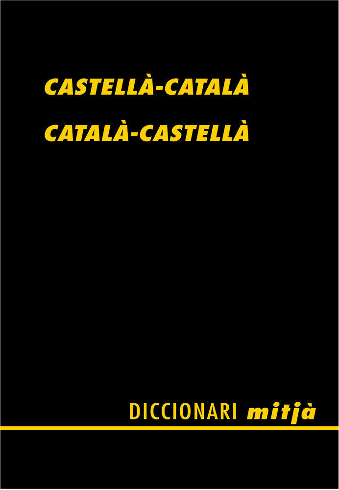 Diccionari mitjà castellà-català català-castellà, de Albertí, Santiago | portada del libro