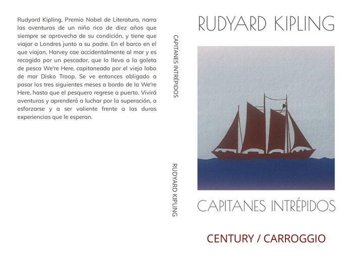 CAPITANES INTREPIDOS, de KIPLING | portada del libro