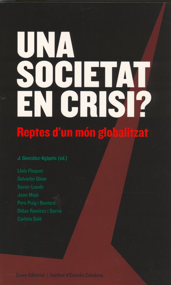 UNA SOCIETAT EN CRISI | portada del libro