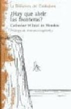 HAY QUE ABRIR LAS FRONTERAS, de CATHERINE WIHTOL DE WENDEN | portada del libro