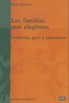 FAMILIAS QUE ELEGIMOS, de WESTON | portada del libro