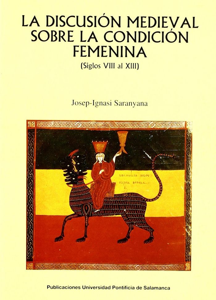 La discusión medieval sobre la condición femenina, de Saranyana Closa | portada del libro