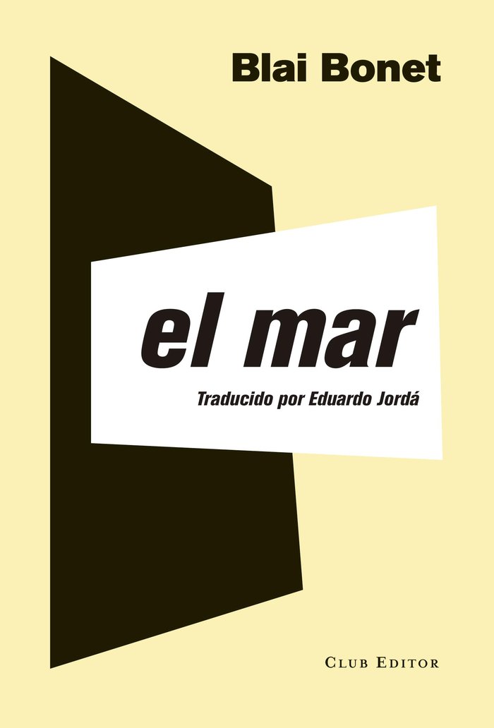 MAR, EL - CASTELLANO, de Bonet Rigo | portada del libro