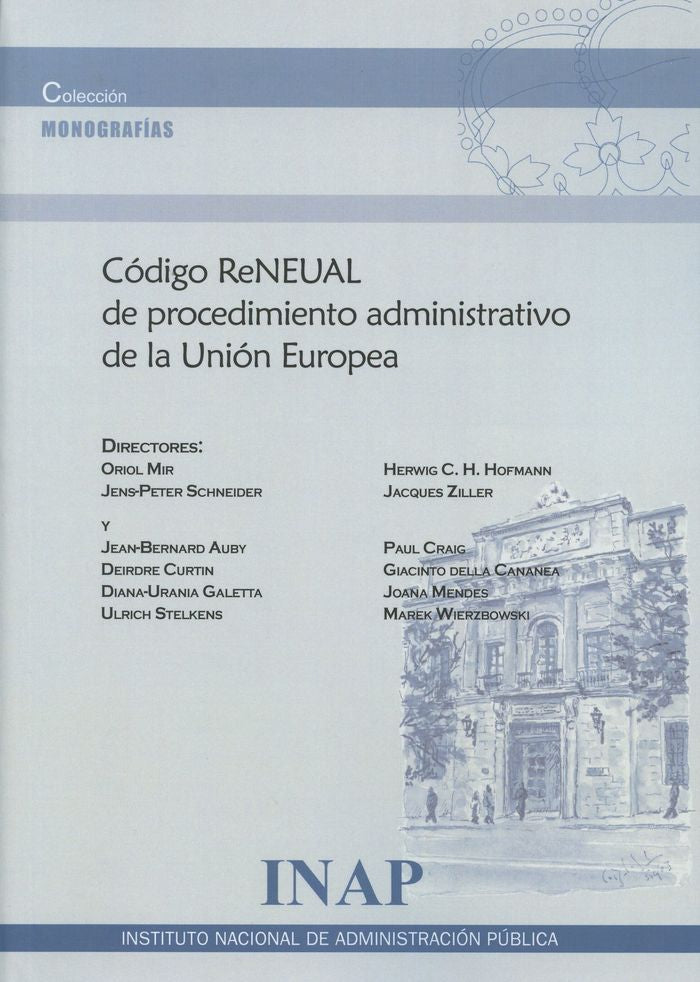 Código ReNEUAL de procedimiento administrativo de la Unión Europea | portada del libro