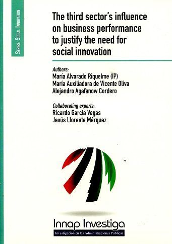 The third sector¿s influence to justify the need for social innovation, de Alvarado Riquelme | portada del libro