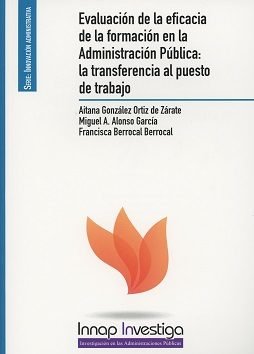 Evaluación de la eficacia en la Administración Pública, de AA.VV. | portada del libro