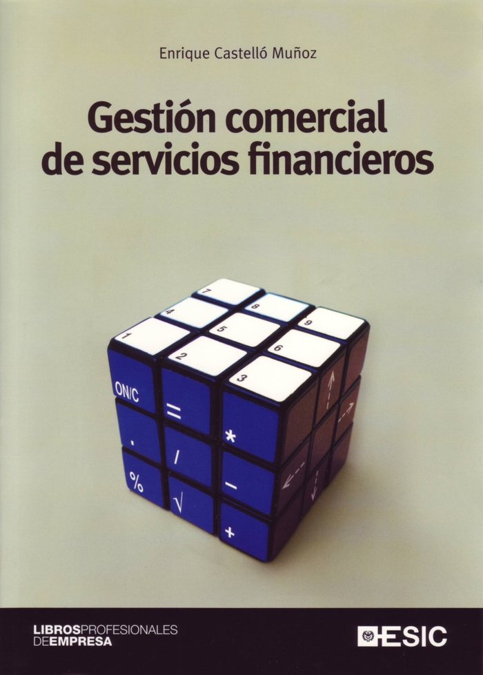 GESTION COMERCIAL DE SERVICIOS FINANCIEROS, de Castelló Muñoz | portada del libro