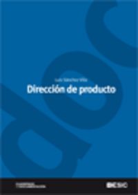 Dirección de producto, de SANCHEZ | portada del libro