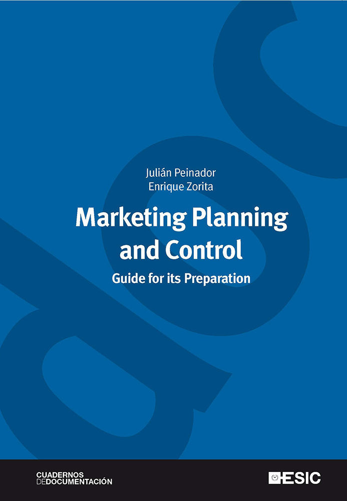 Marketing Planning and Control, de Zorita Lloreda, Enrique | portada del libro