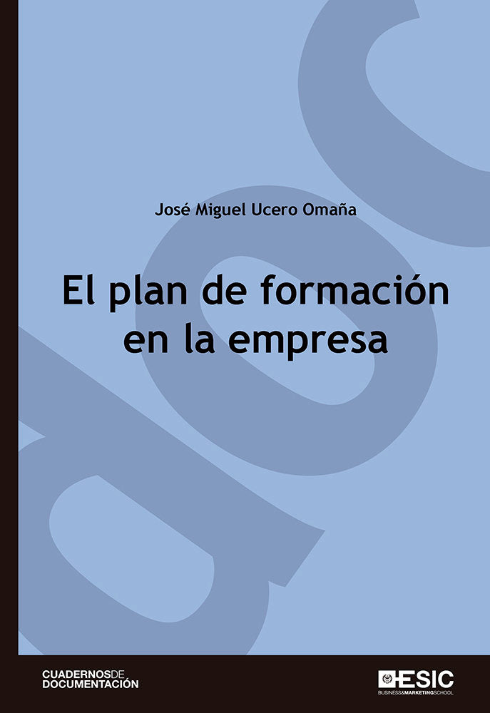 El plan de formación en la empresa, de Ucero Omaña, José Miguel | portada del libro