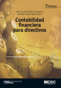 Contabilidad financiera para directivos, de FERNANDEZ IPARRAGUIRRE | portada del libro
